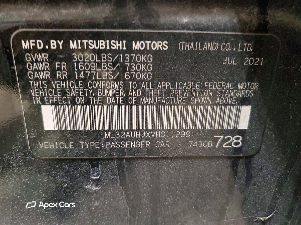 Mitsubishi Mirage 2021