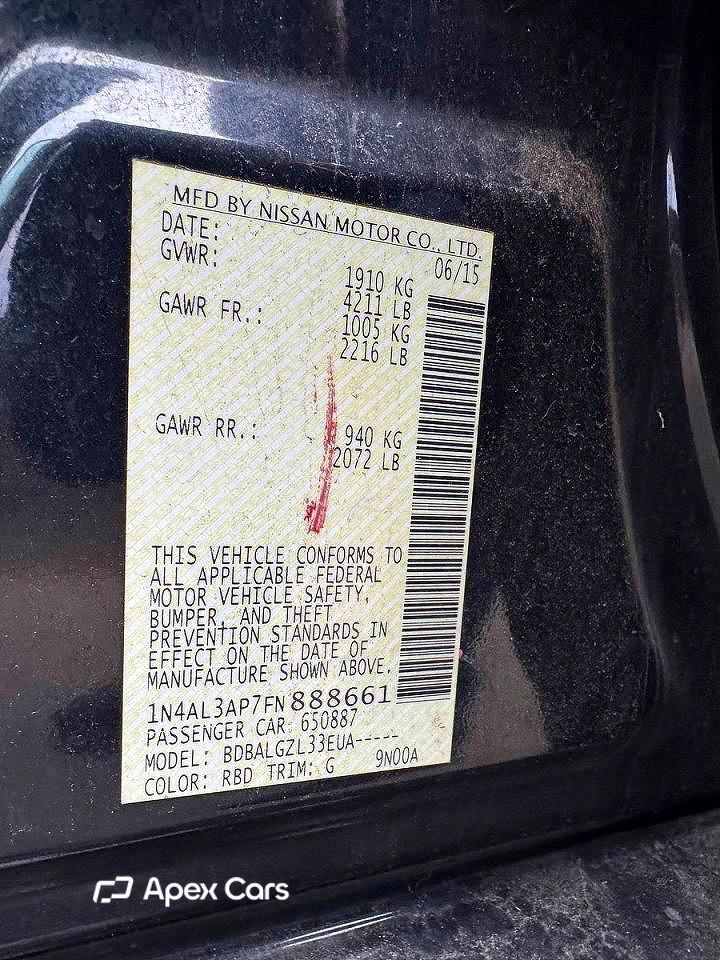 Nissan Altima 2015