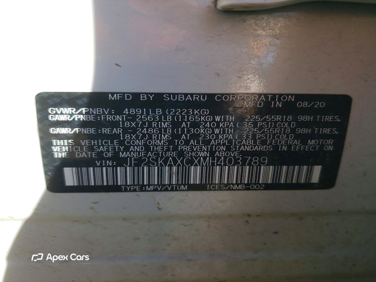 Subaru Forester 2021