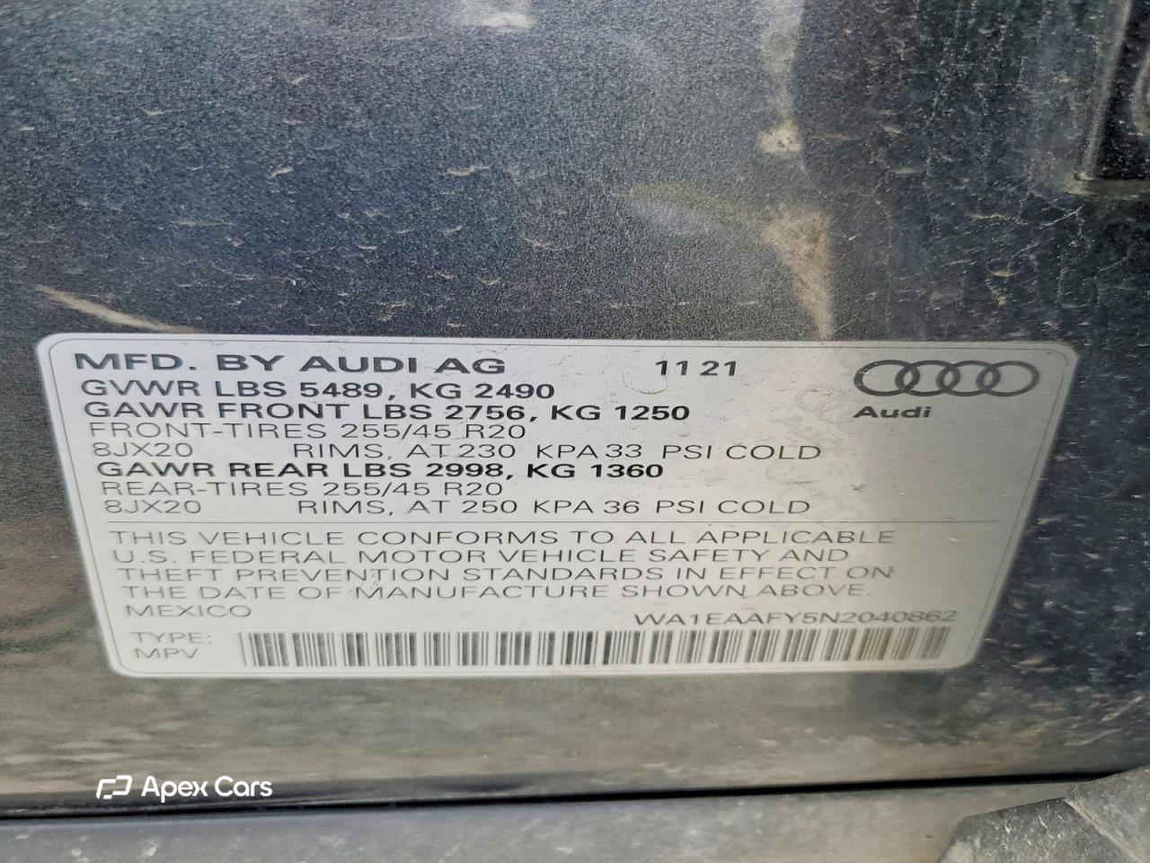 Audi Q5 2022