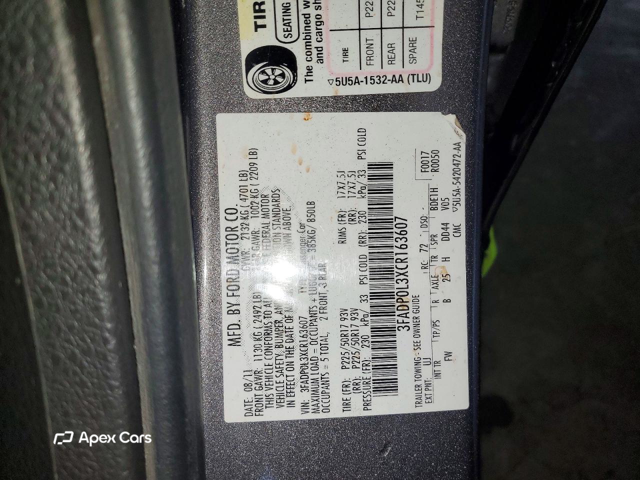 Ford Fusion 2012