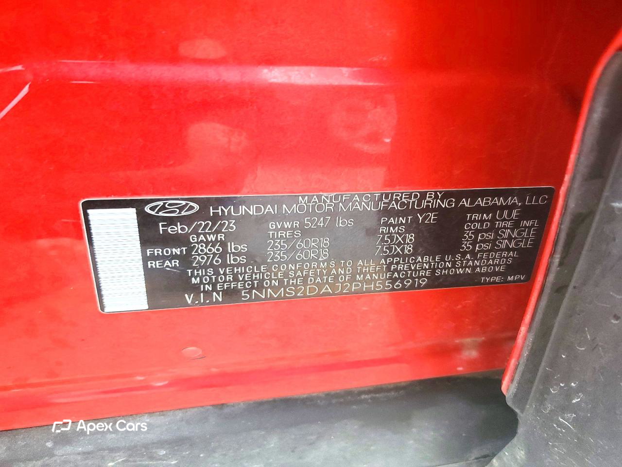 Hyundai Santa Fe 2023