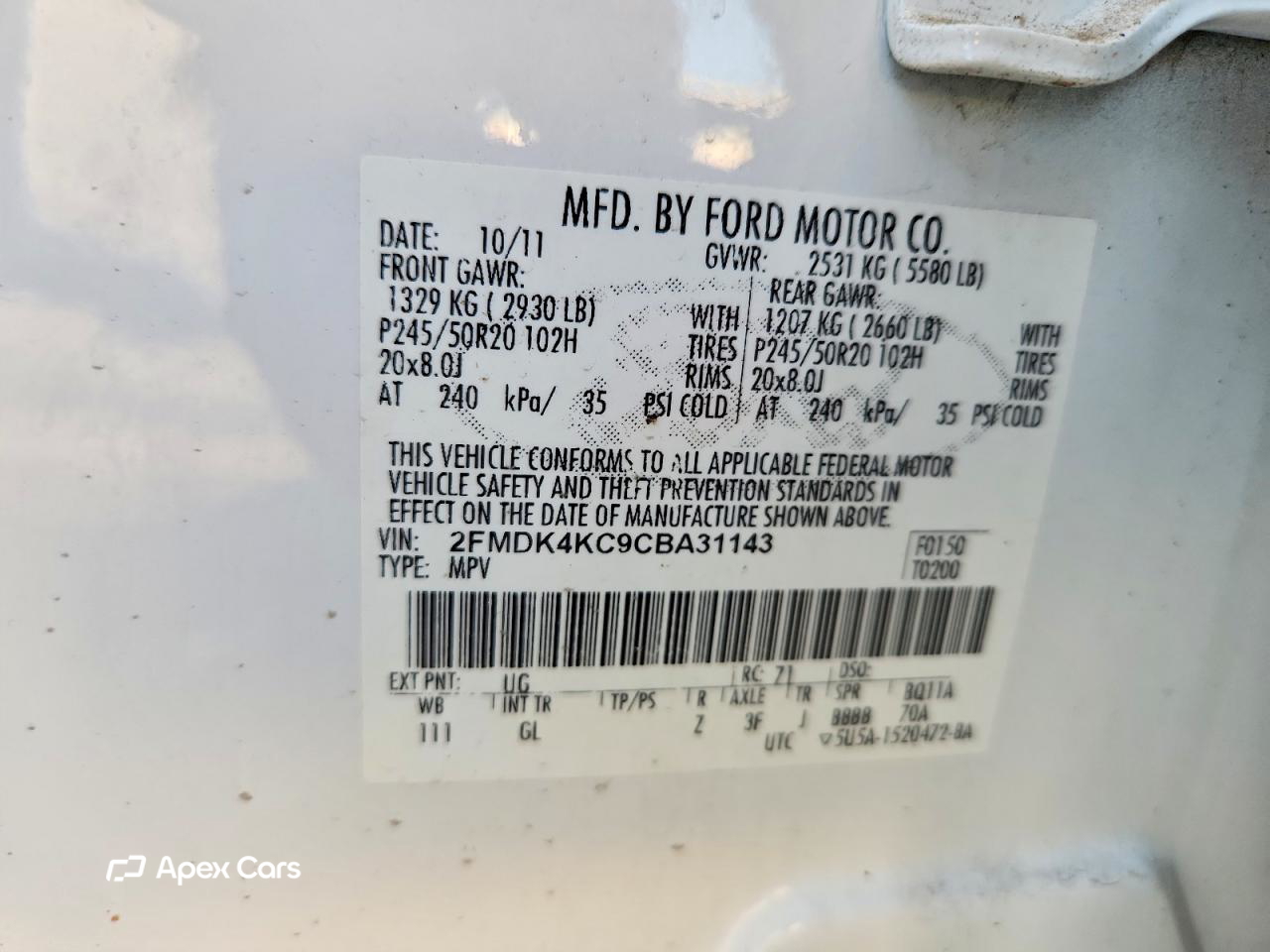 Ford Edge 2012