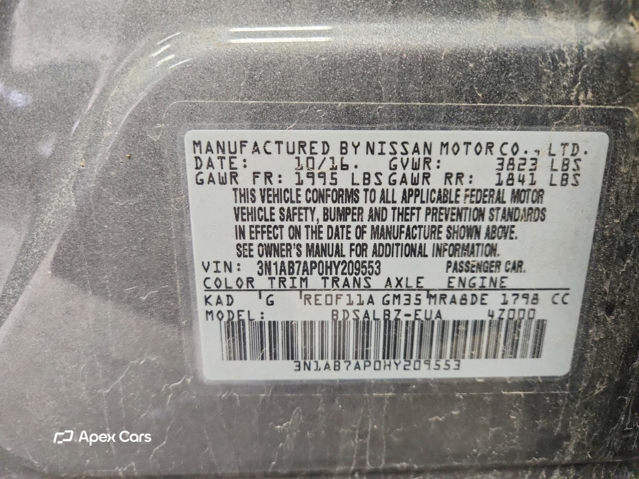Nissan Sentra 2017
