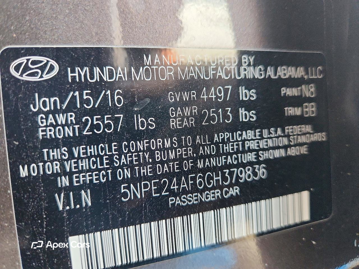 Hyundai Sonata 2016