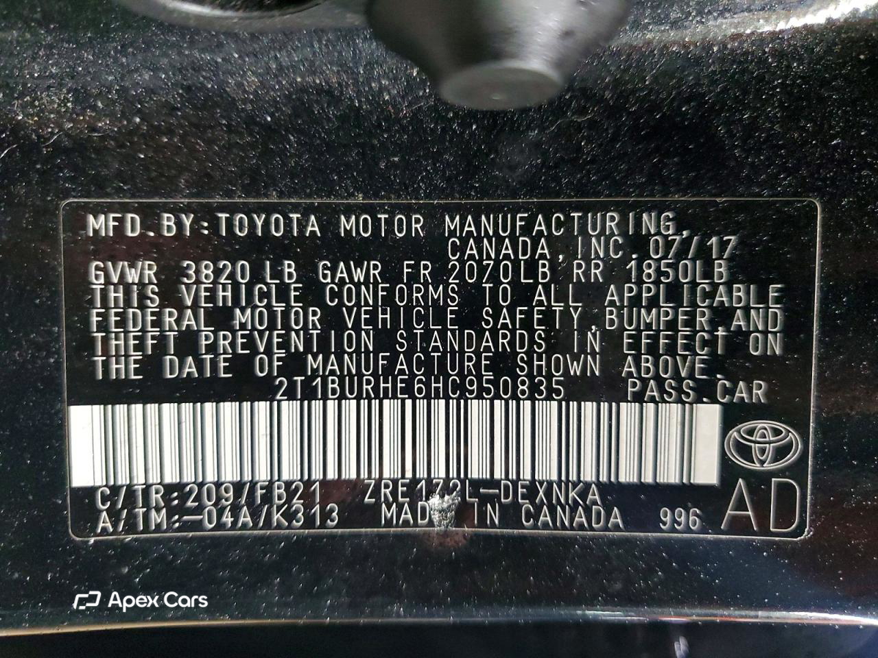 Toyota Corolla 2017