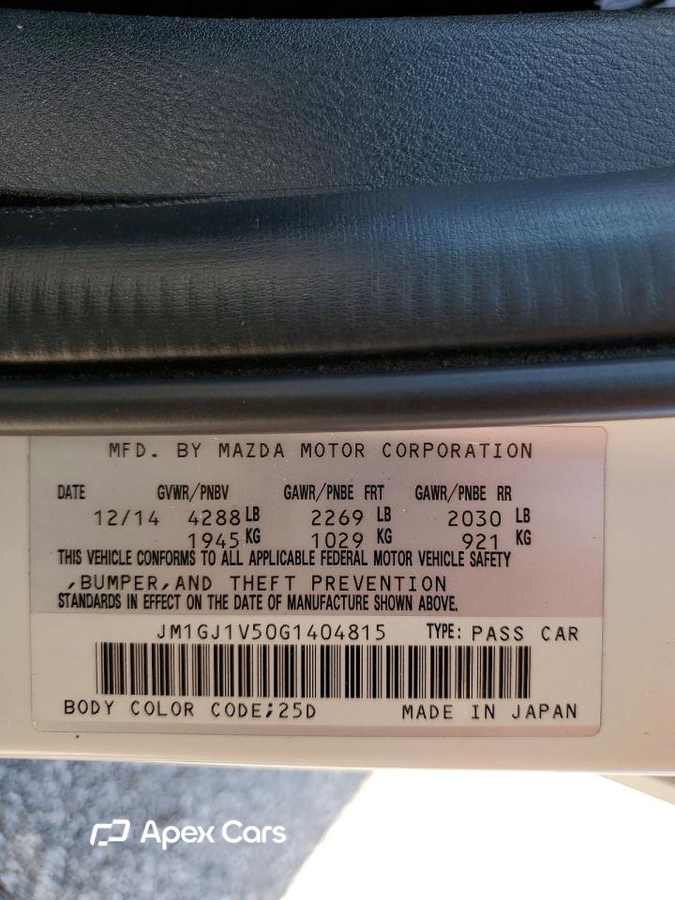 Mazda 6 2016
