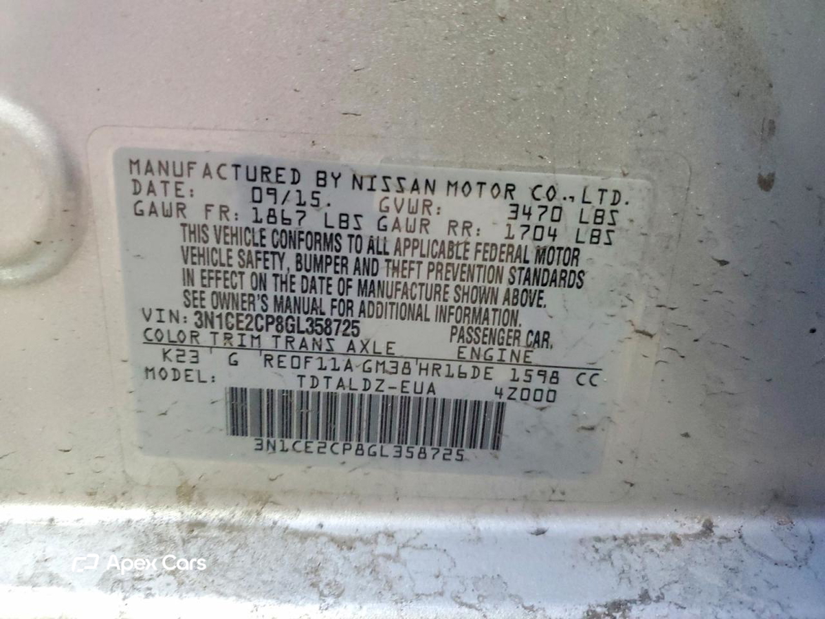 Nissan Versa 2016