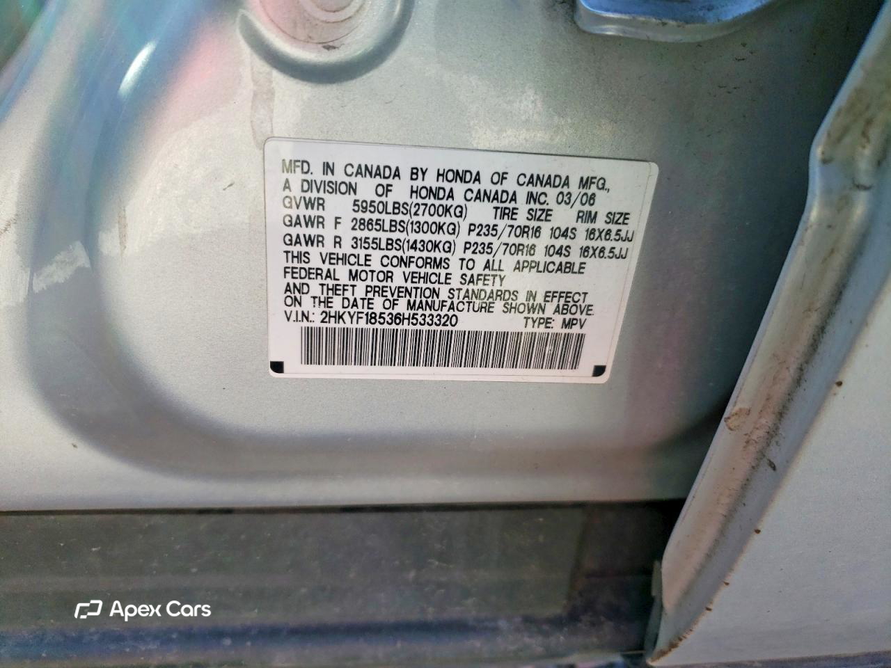 Honda Pilot 2006