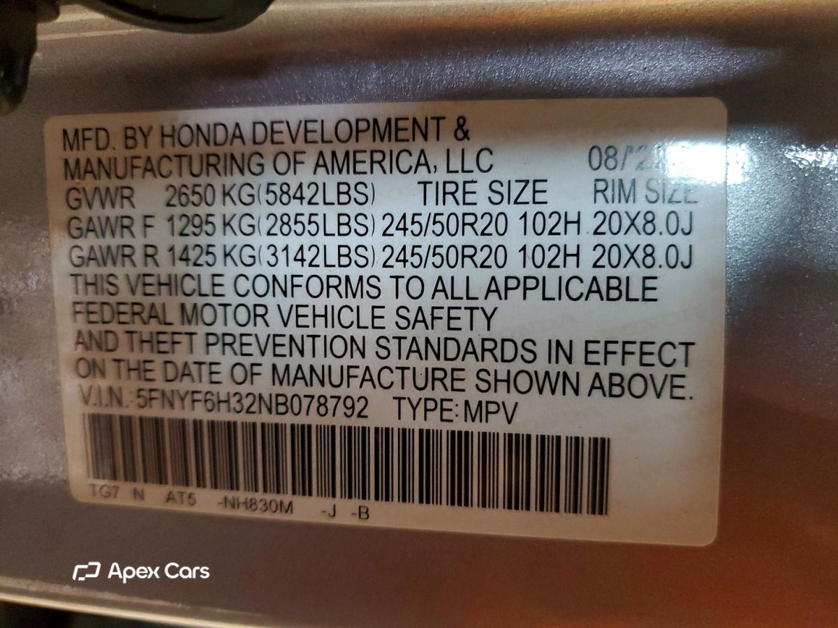 Honda Pilot 2022