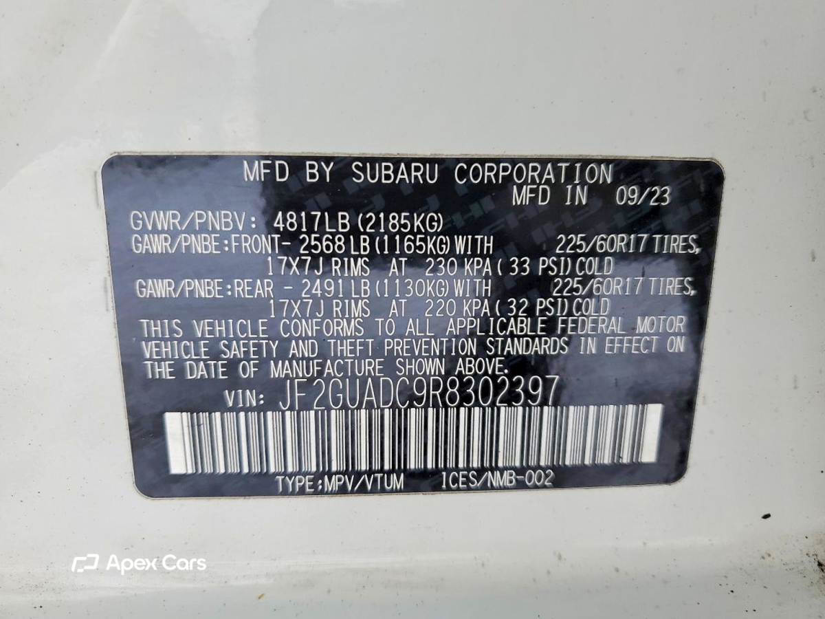 Subaru XV 2024