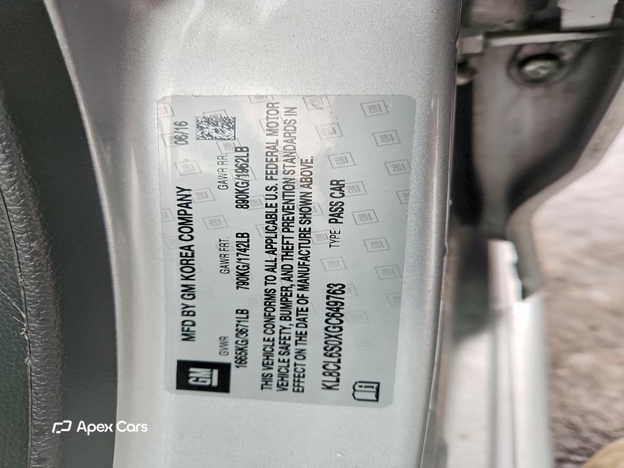 Chevrolet Spark 2016