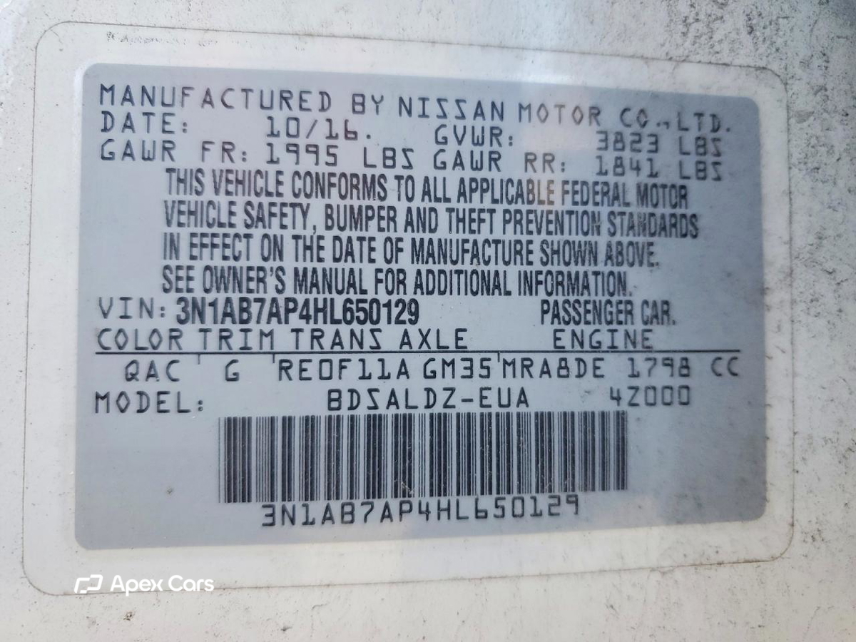 Nissan Sentra 2017
