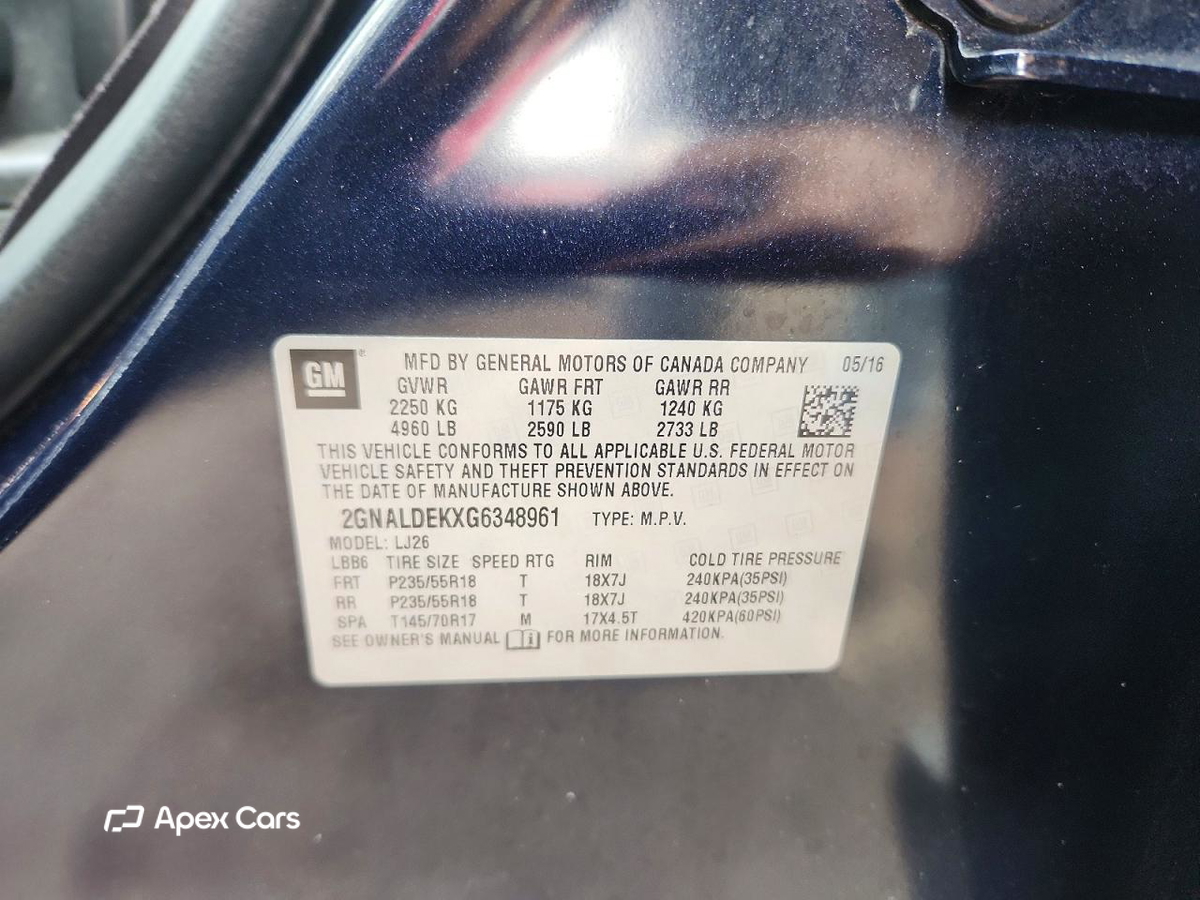 Chevrolet Equinox 2016