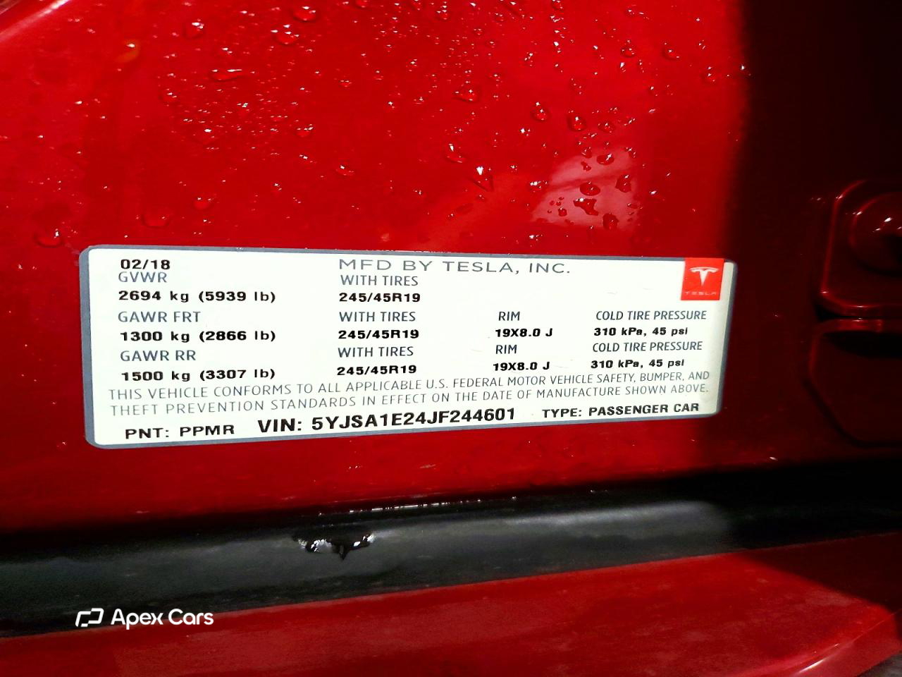 Tesla Model S 2018