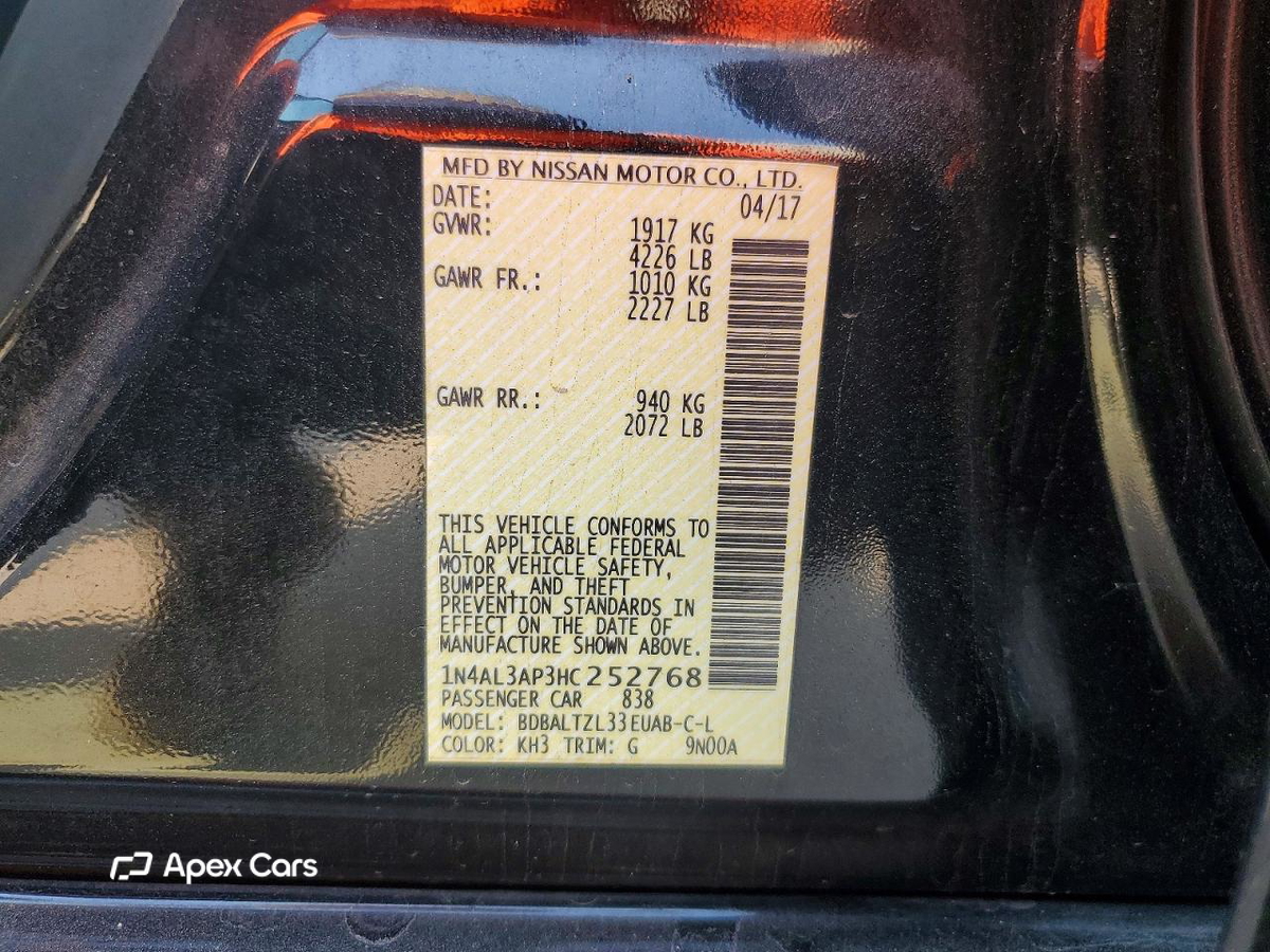 Nissan Altima 2017