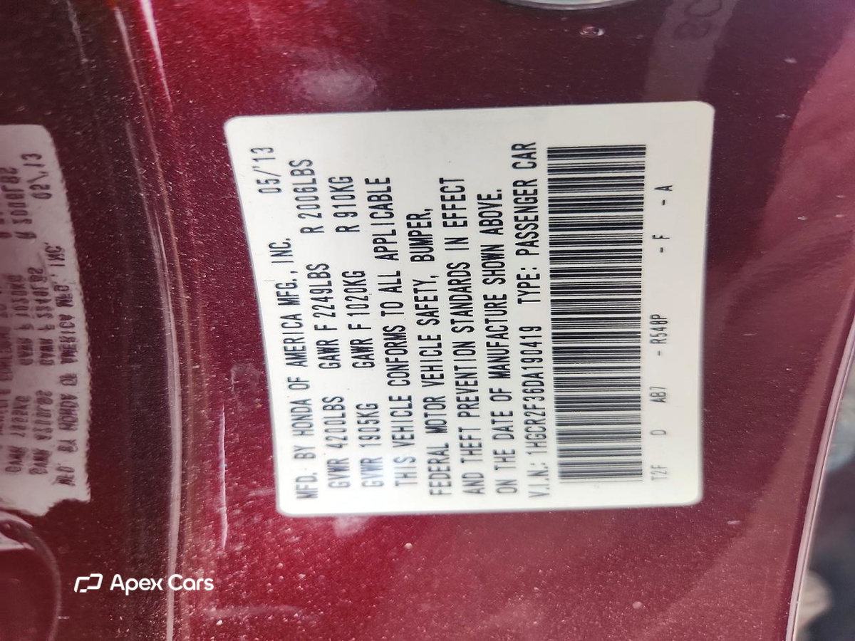 Honda Accord 2013