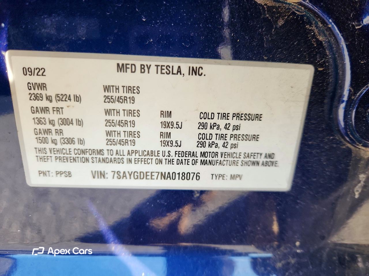 Tesla Model Y 2022