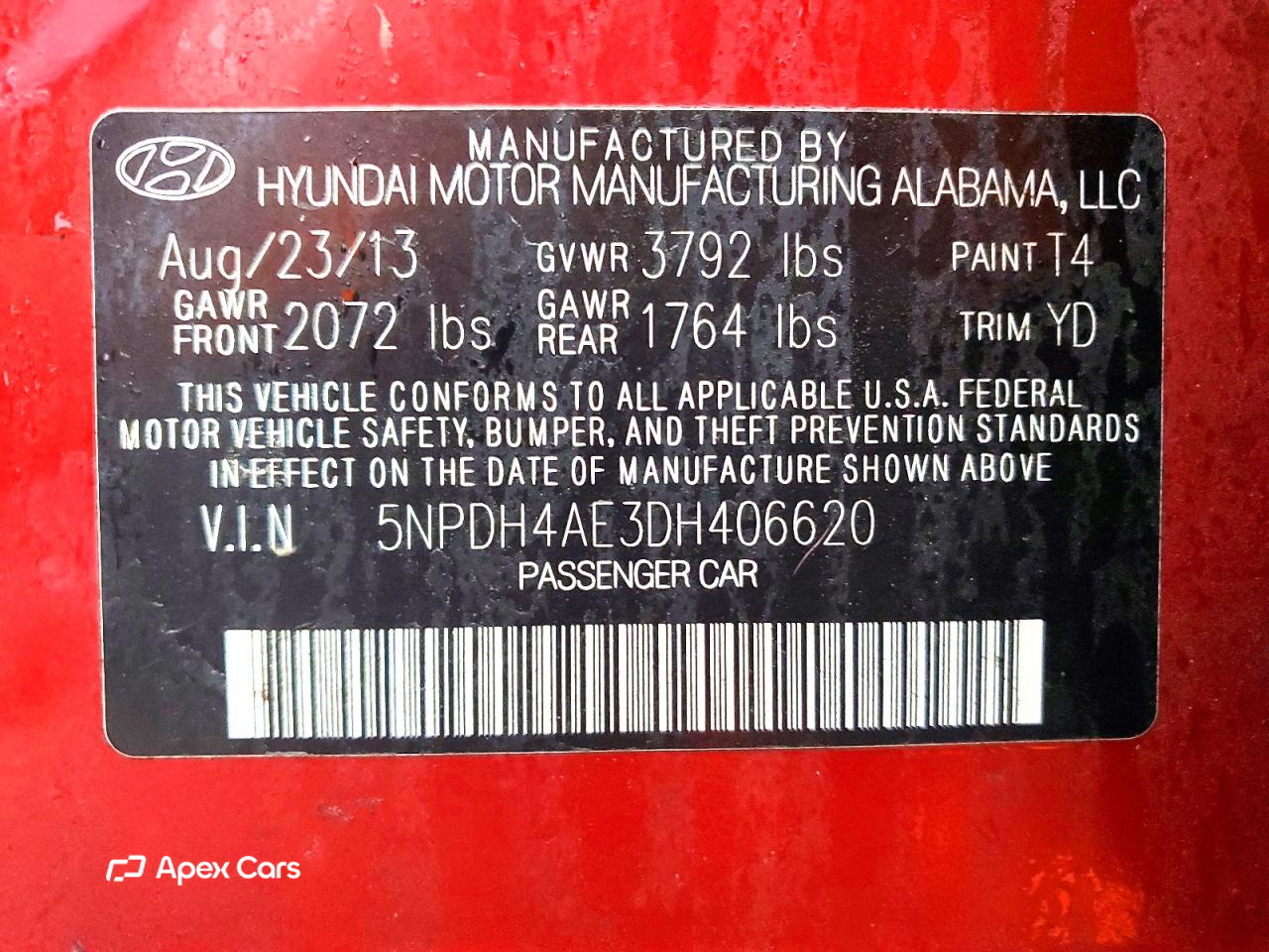 Hyundai Elantra 2013