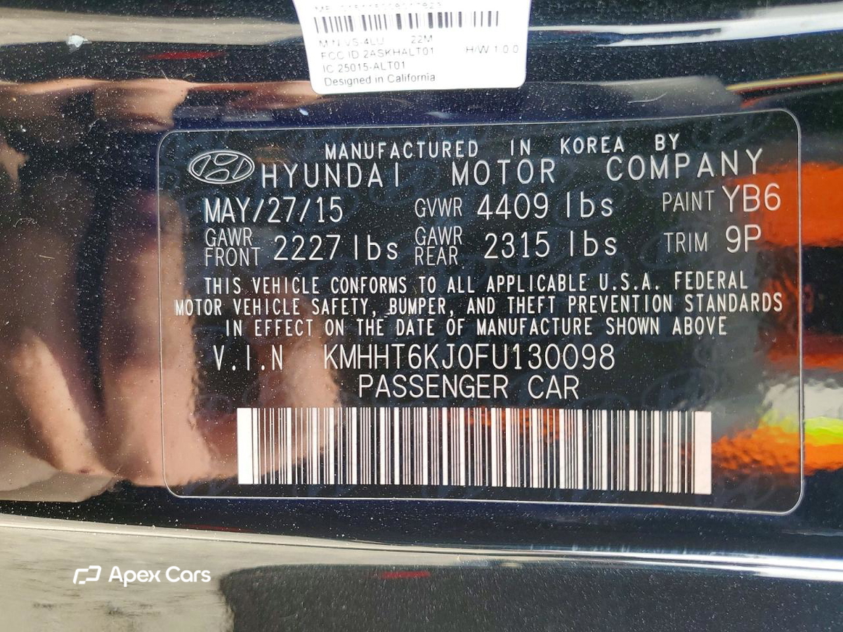 Hyundai Genesis 2015