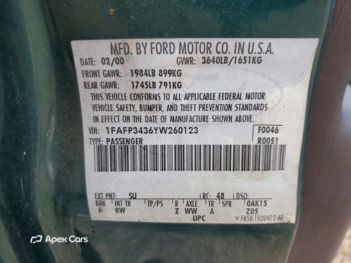 Ford Focus 2000