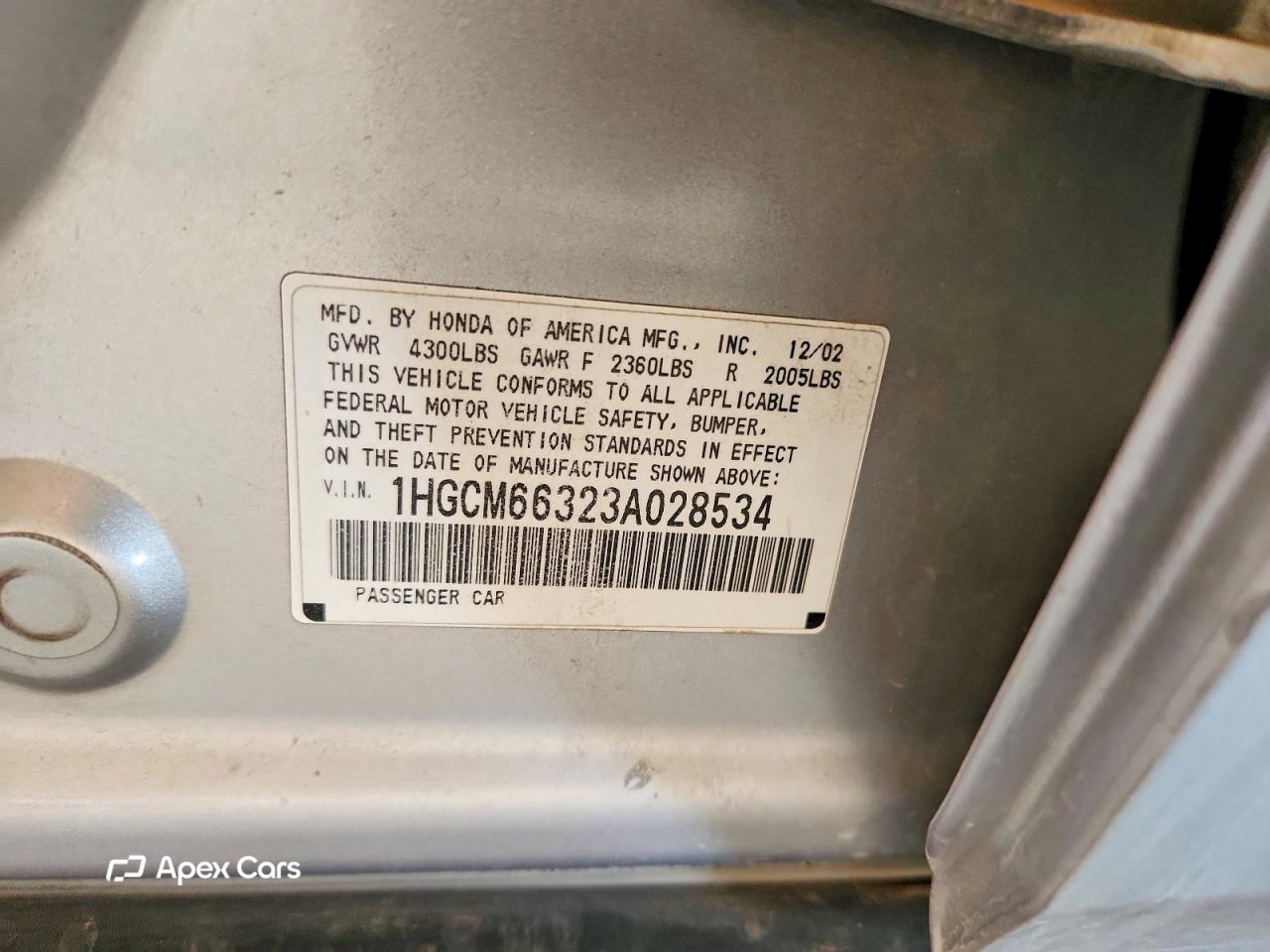 Honda Accord 2003