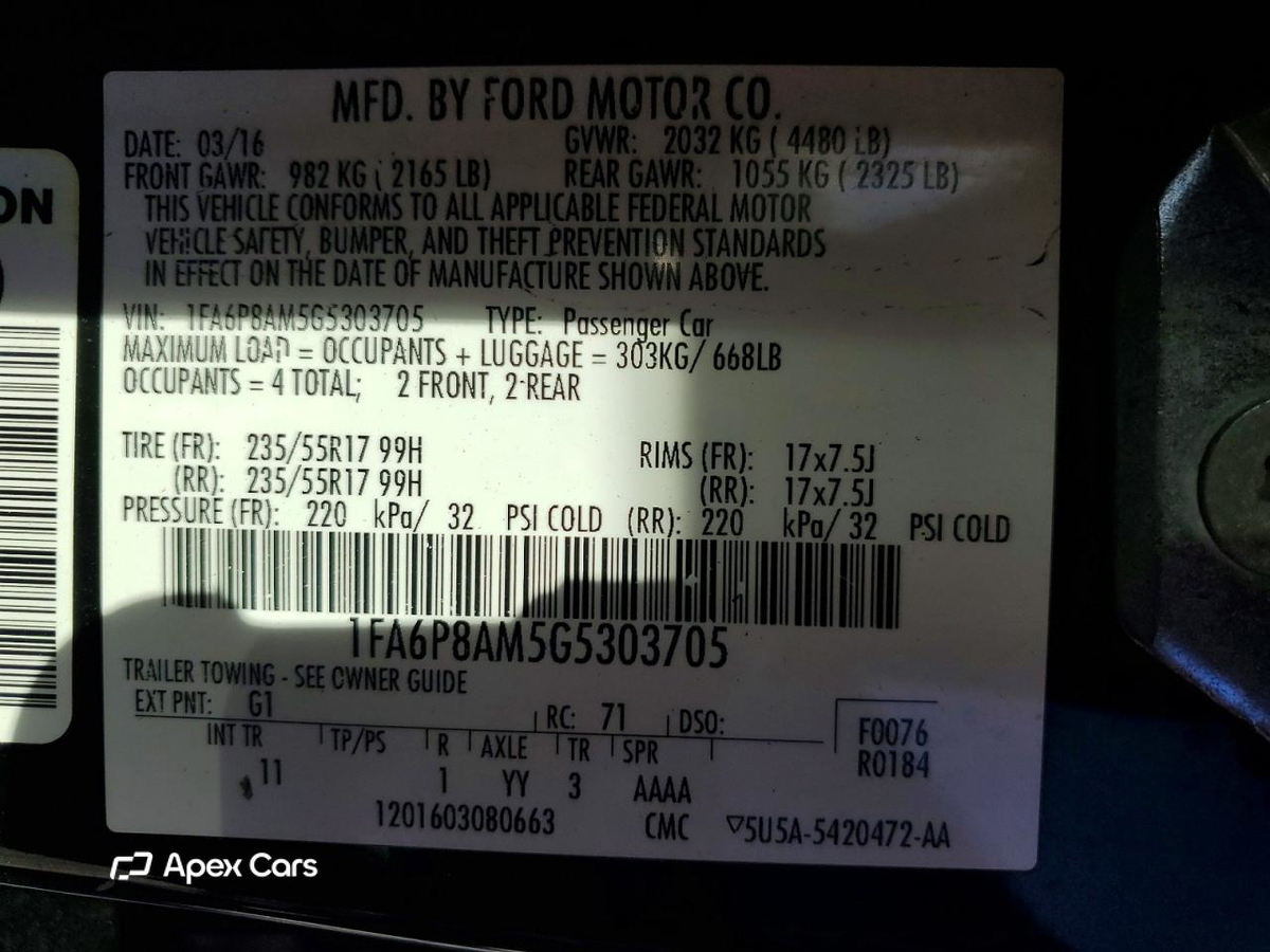 Ford Mustang 2016