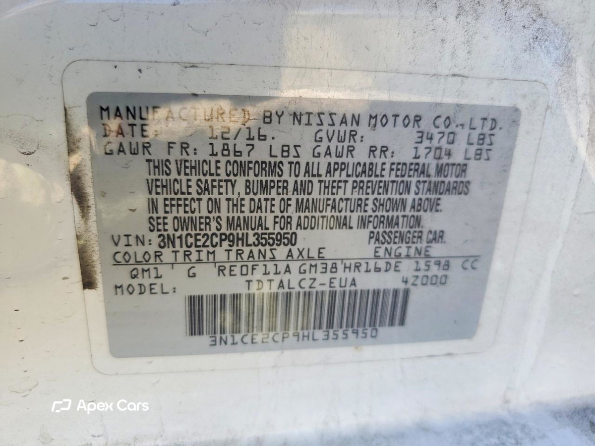 Nissan Versa 2017