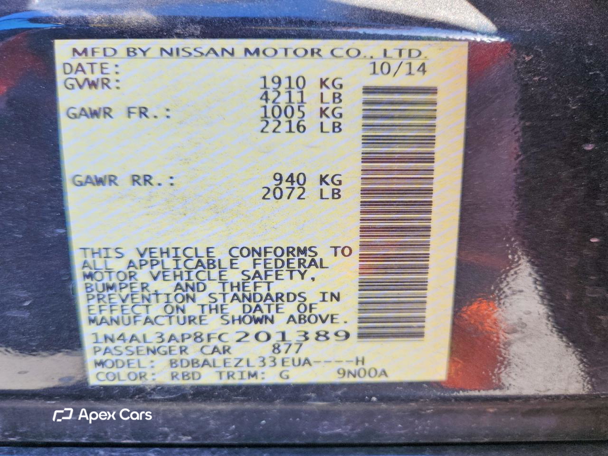 Nissan Altima 2015
