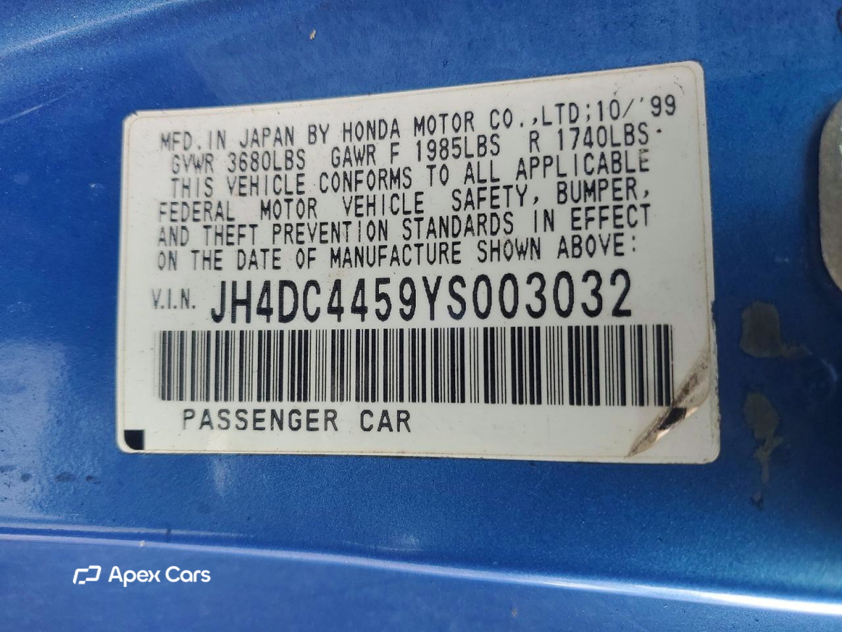 Acura Integra 2000