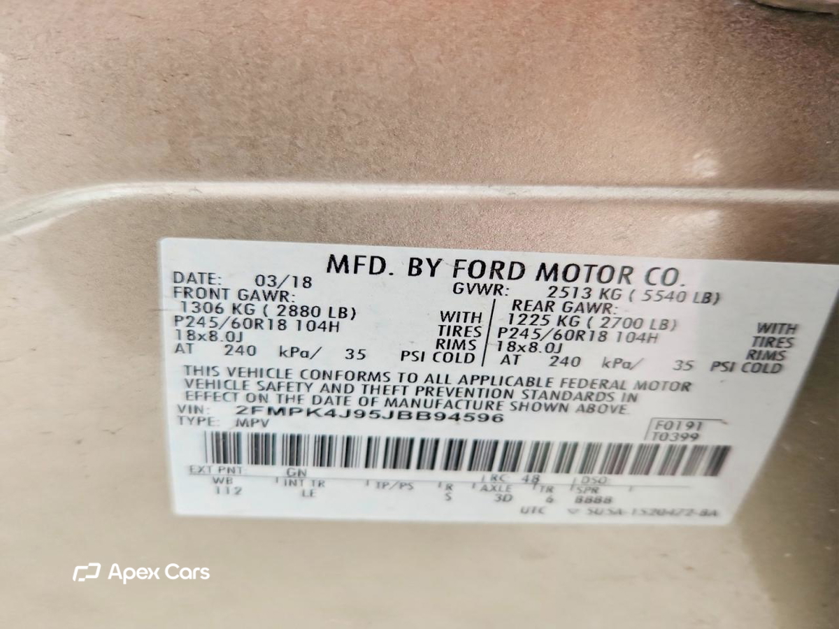 Ford Edge 2018