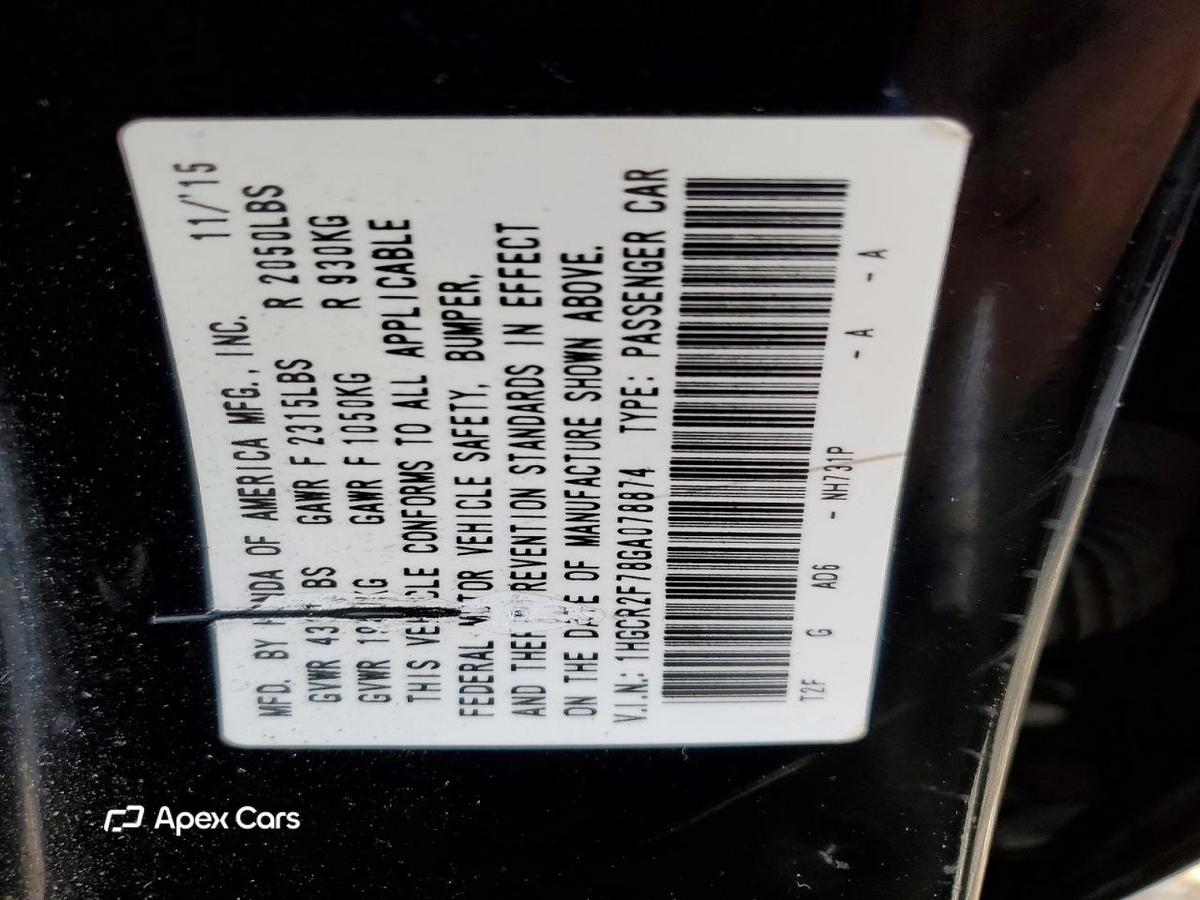 Honda Accord 2016