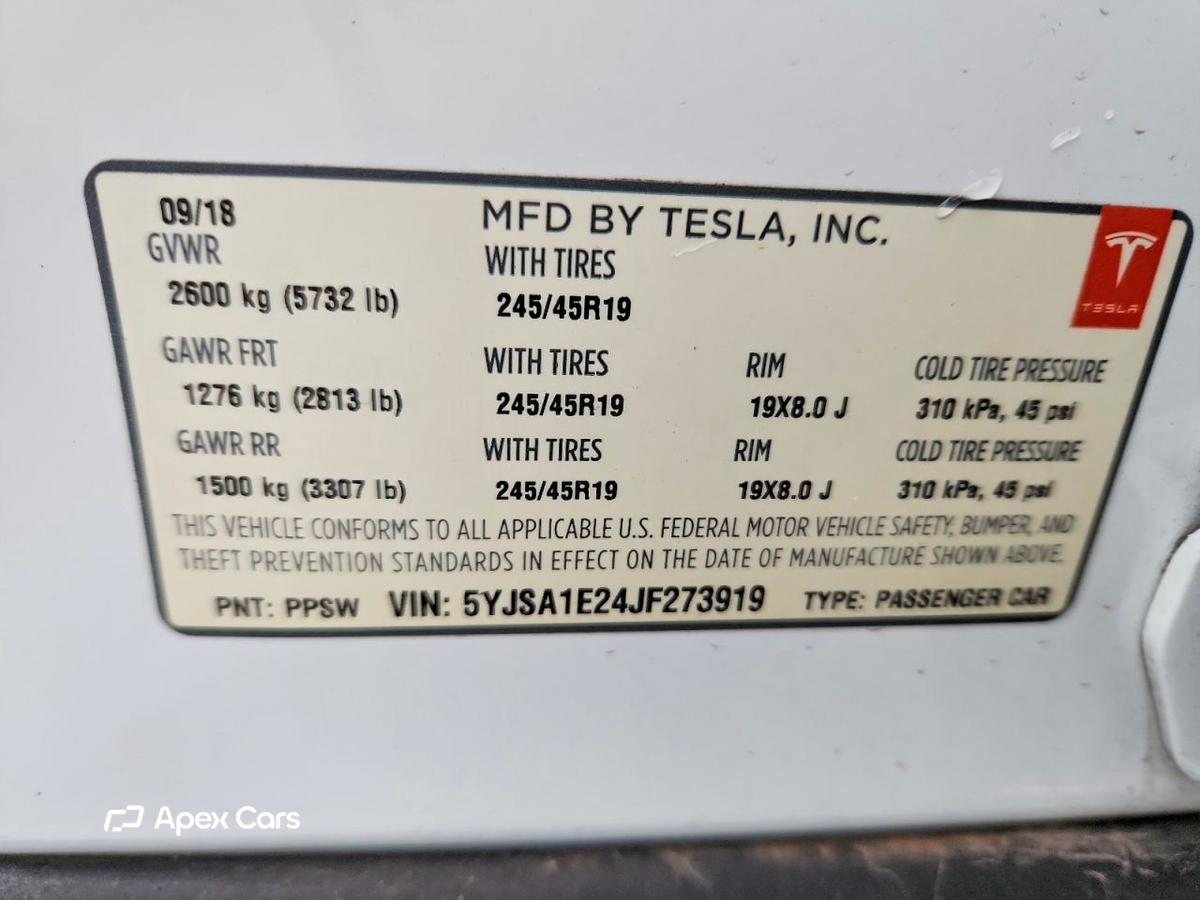 Tesla Model S 2018