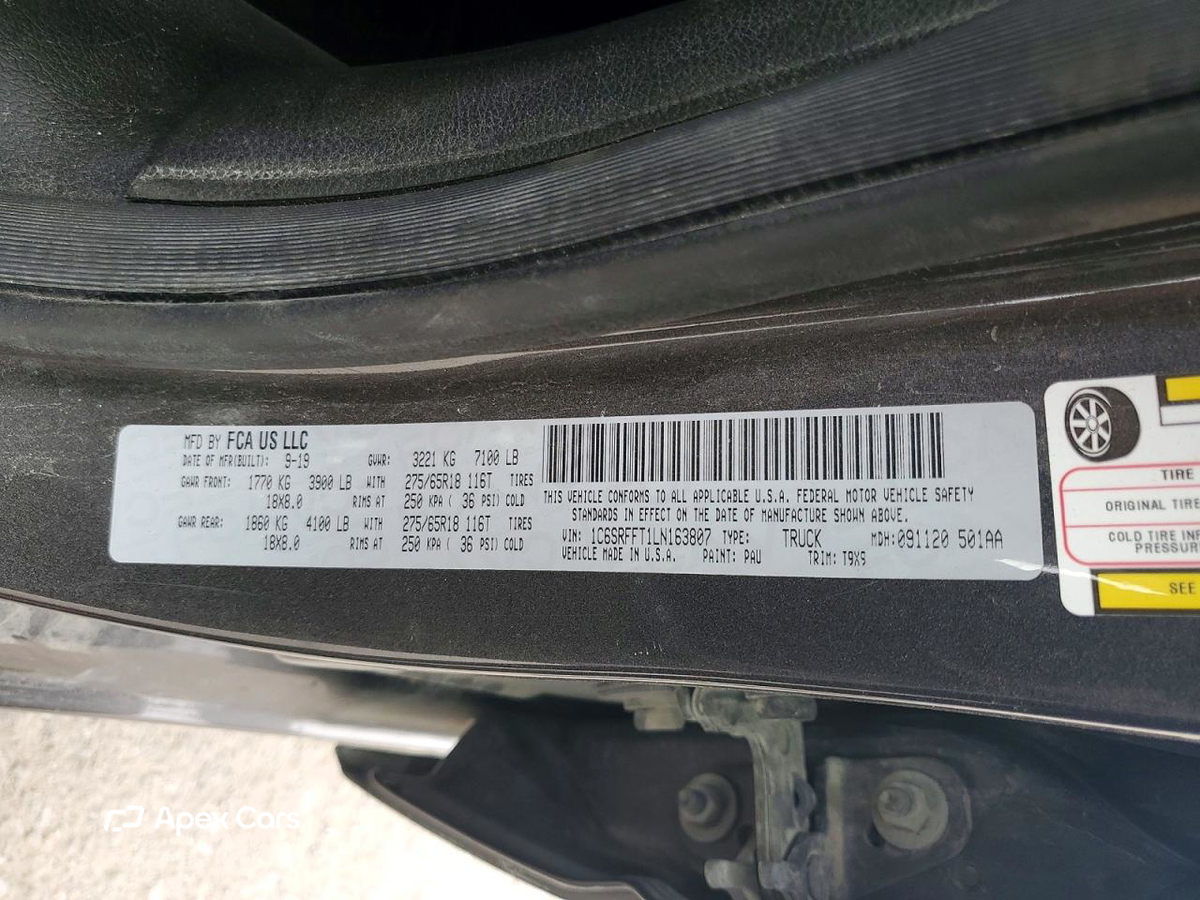 RAM 1500 2020