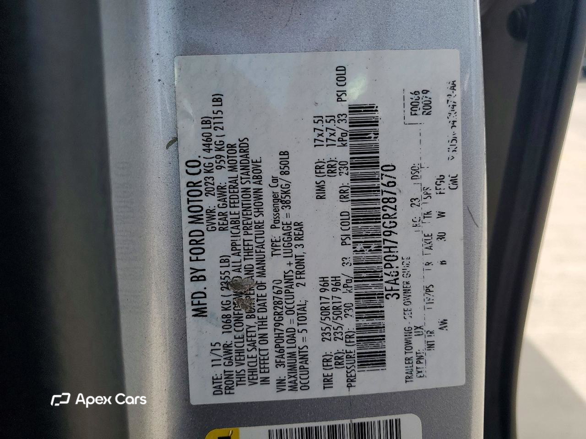 Ford Fusion 2016