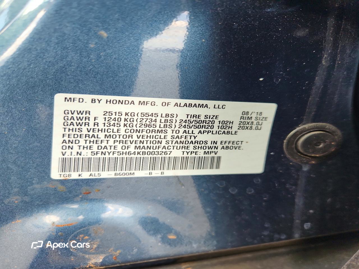 Honda Pilot 2019