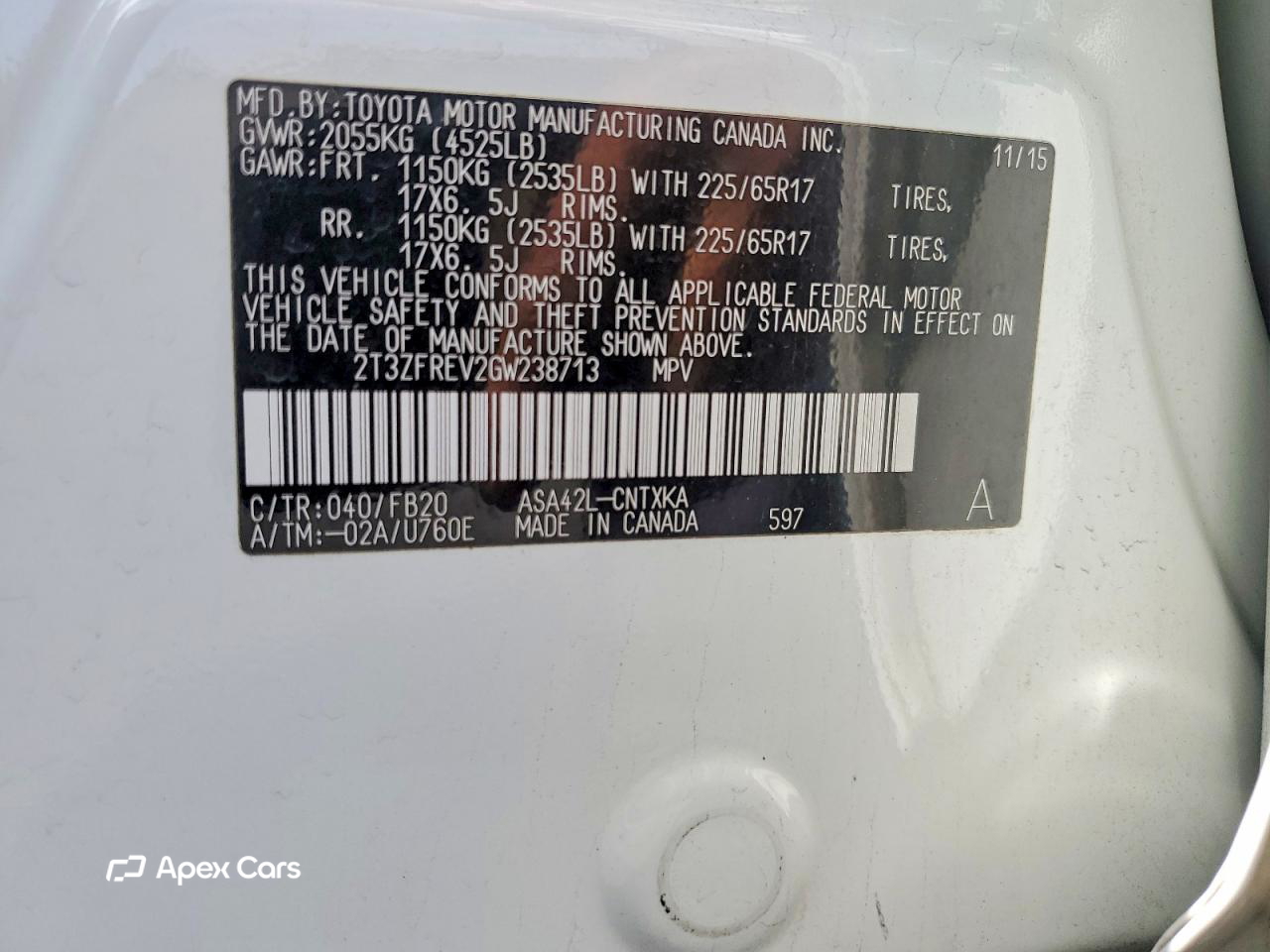 Toyota RAV 4 2016