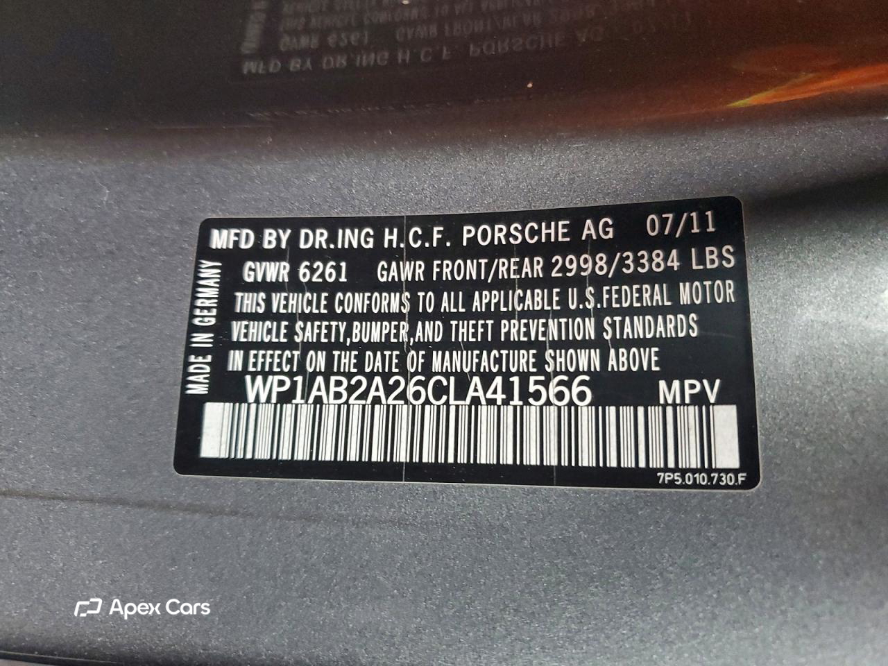Porsche Cayenne 2012