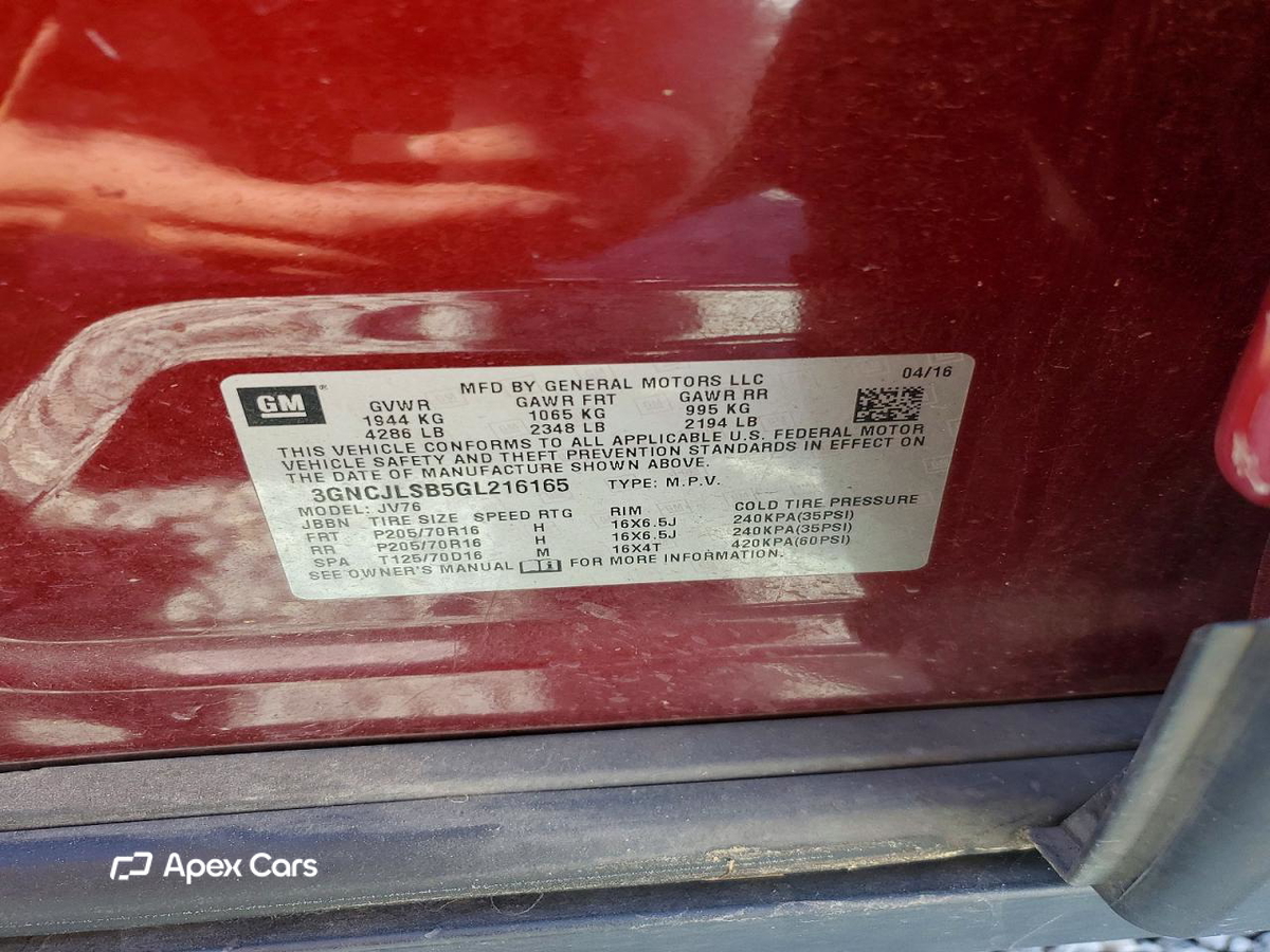 Chevrolet Trax 2016