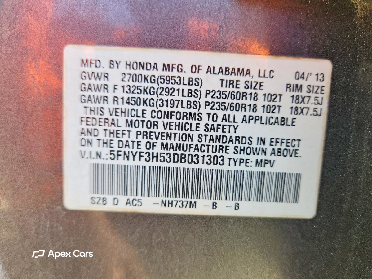 Honda Pilot 2013