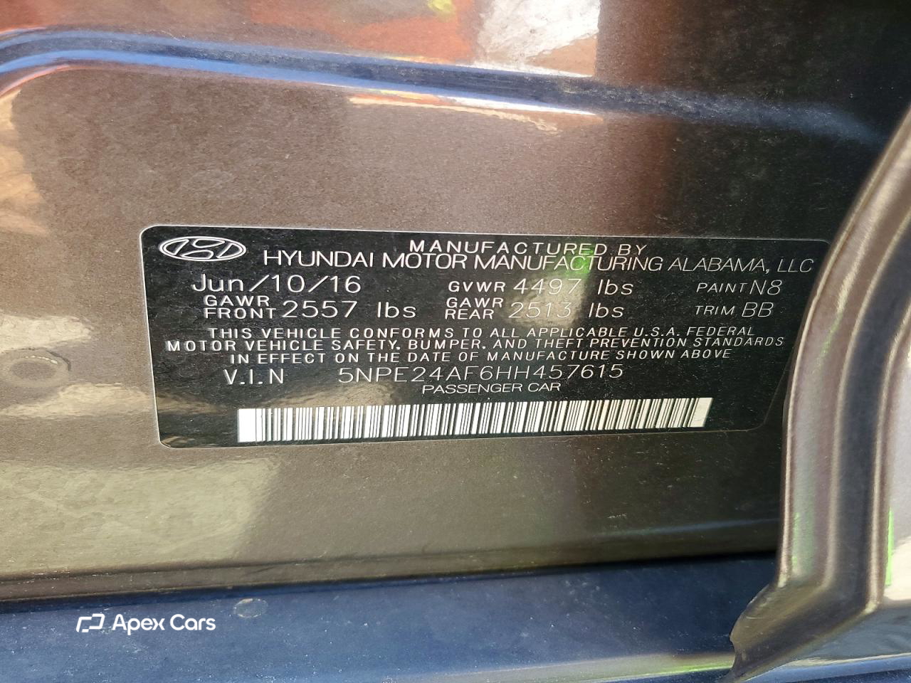 Hyundai Sonata 2017