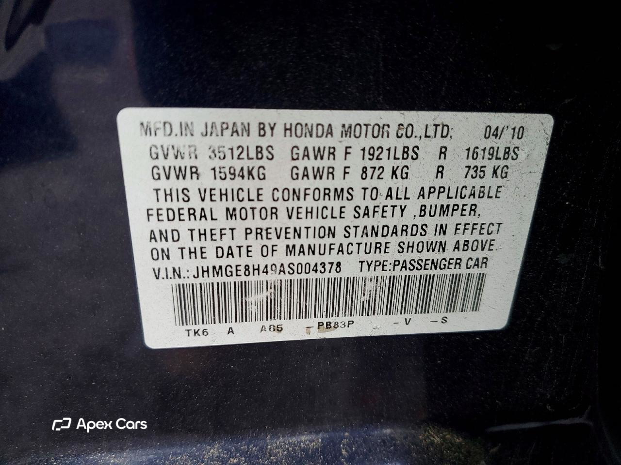 Honda Fit 2010