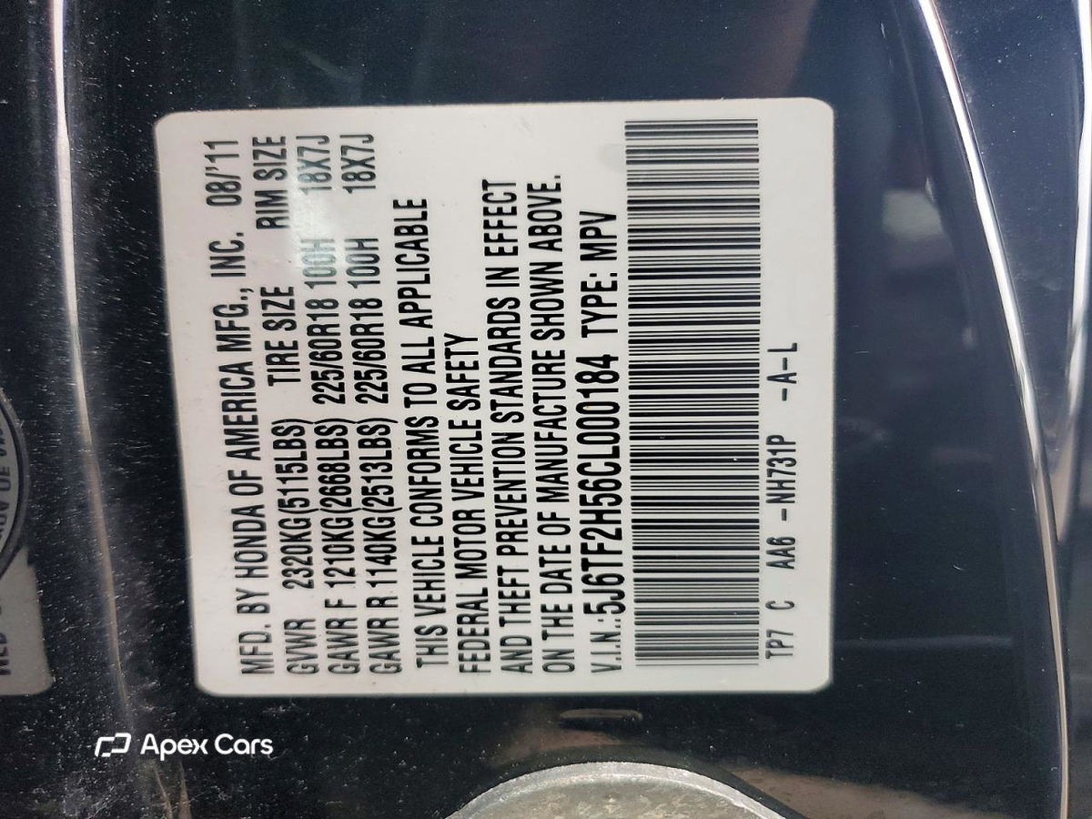 Honda Crosstour 2012
