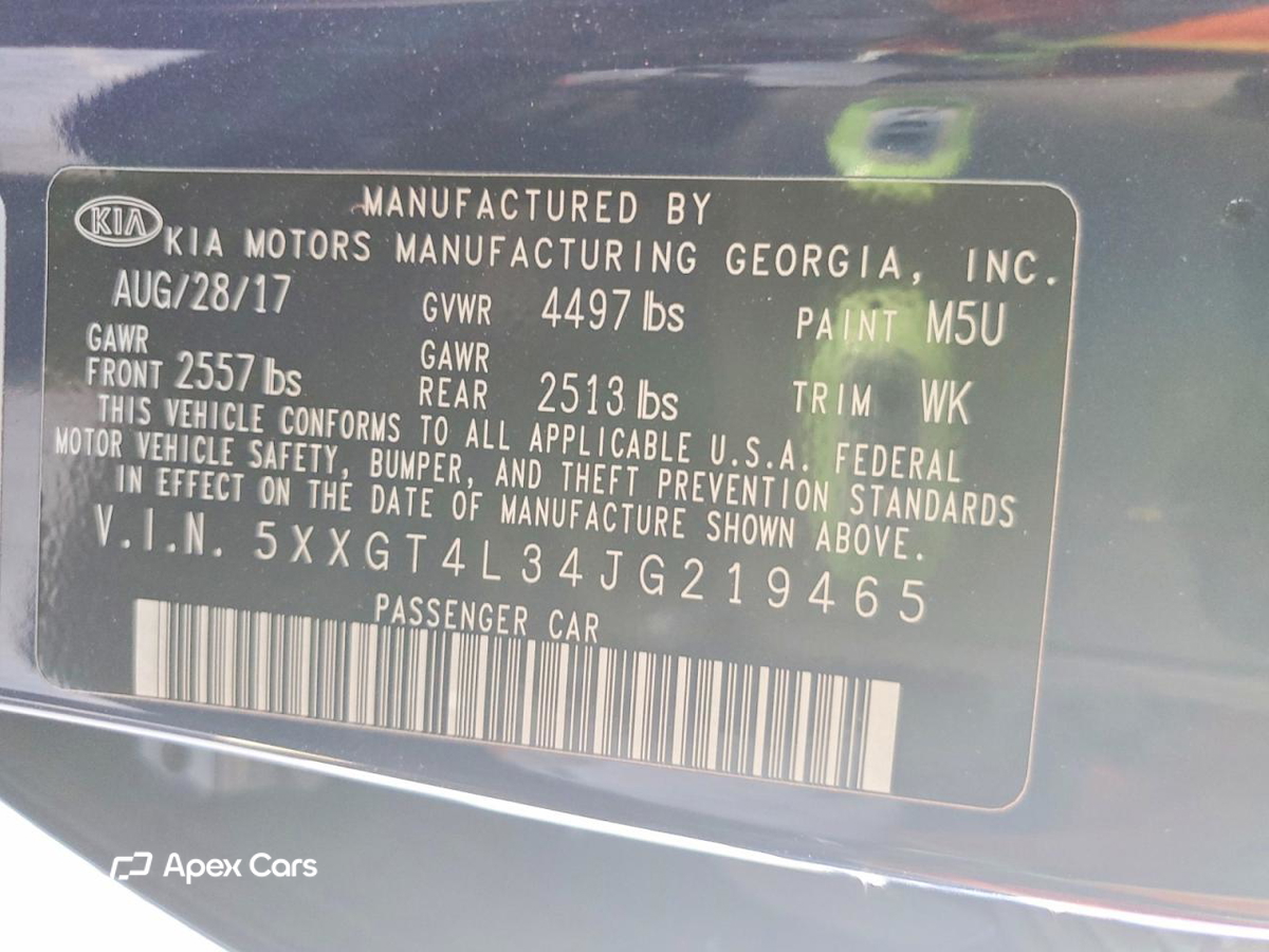 Kia Optima 2018