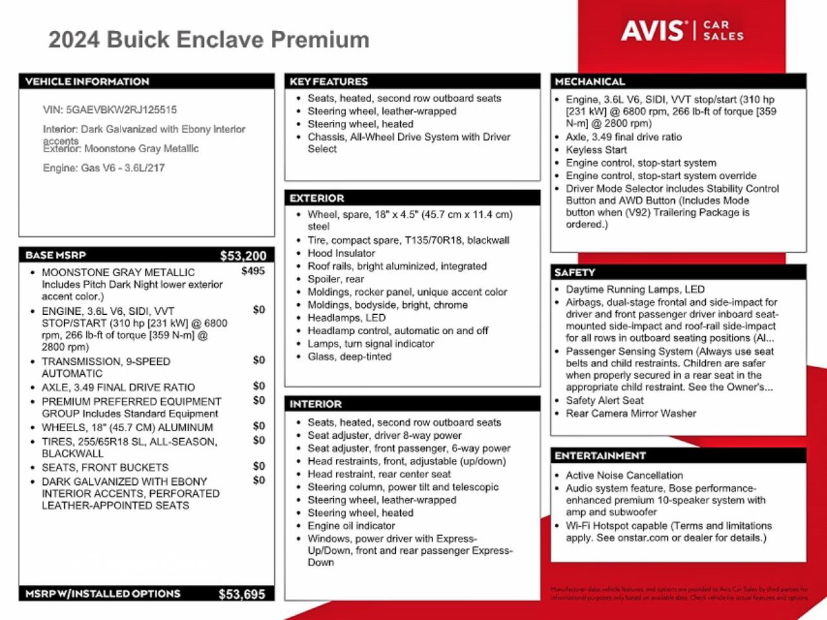 Buick Enclave 2024