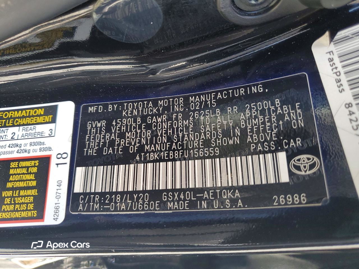 Toyota Avalon 2015