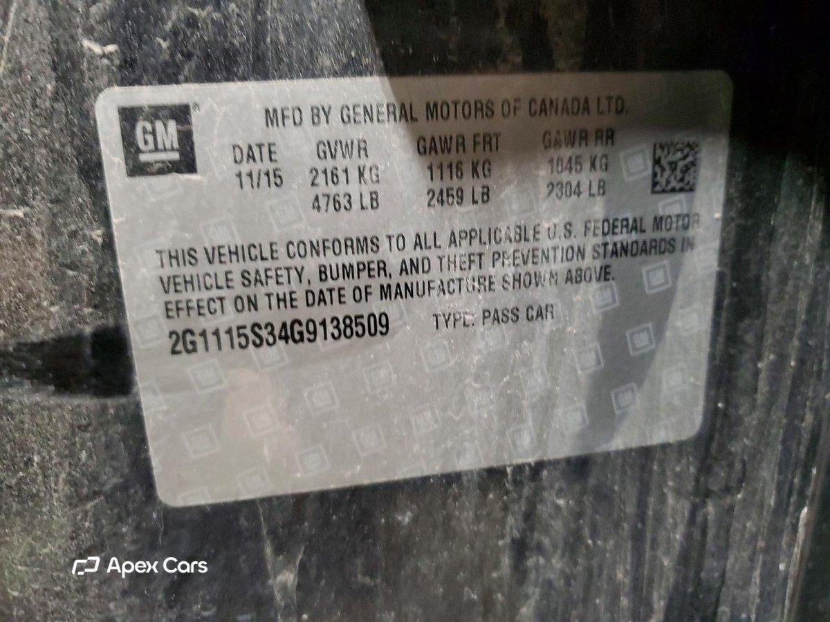 Chevrolet Impala 2016