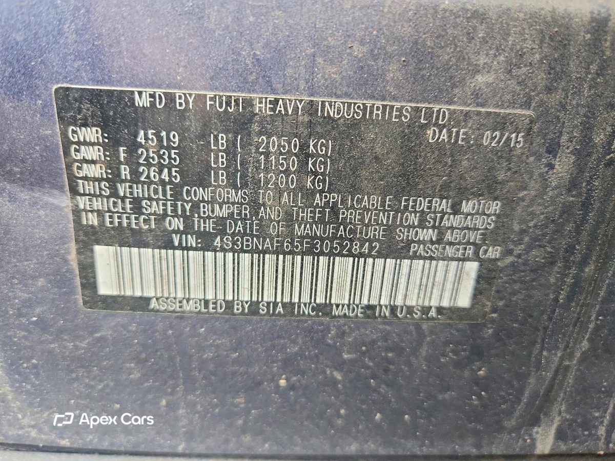Subaru Legacy 2015