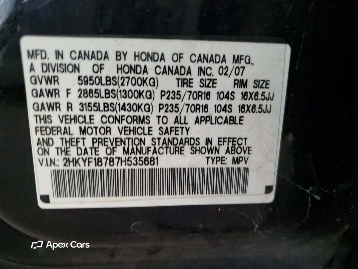 Honda Pilot 2007