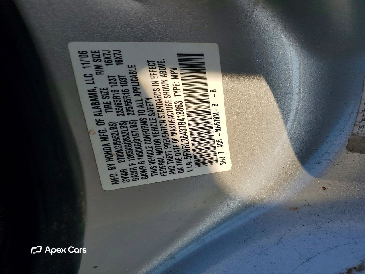 Honda Odyssey 2007